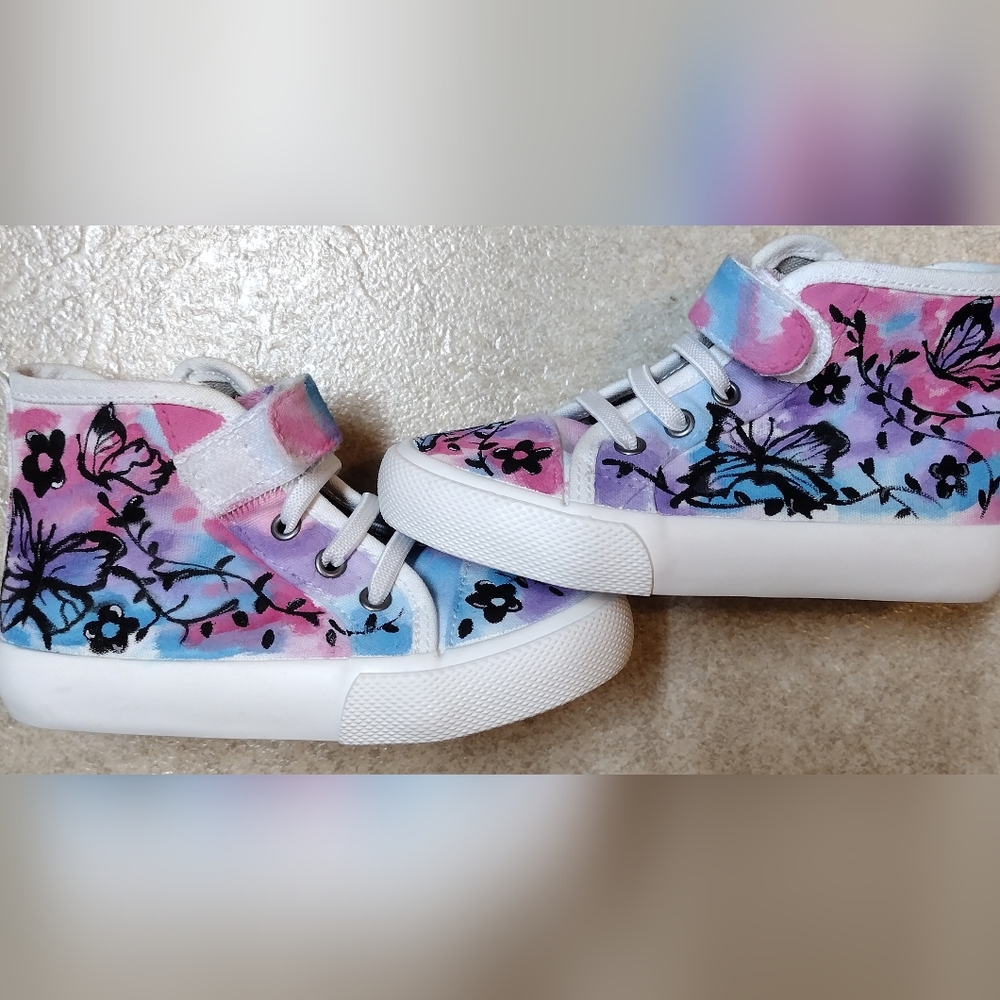 Toddler butterfly high tops